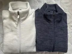 【2枚セット】UNIQLO ユニクロ フリースフルジップL・XL メンズ