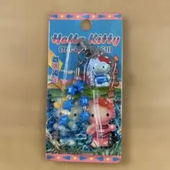 ハローキティ　群馬限定　青オニストラップ