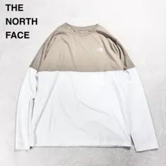極美品✨ザノースフェイス バイカラードヌプシT ロンT Lサイズ