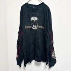 激レア✨️00s ハーレーダビッドソン ロンT メキシコ製 スカル 炎
