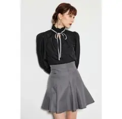 rienda リエンダ パネル マーメイド ショートパンツ スカート キュロット