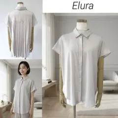 Elura バックプリーツシャツ 半袖のサムネイル