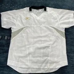 Mizuno Vネックウェア ホワイト Lサイズ