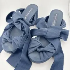 MARC BY MARC JACOBSアンクルストラップ サンダル ネイビーのサムネイル