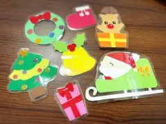 クリスマスモチーフ飾り7点セット
