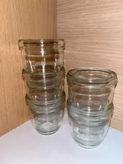 Morozoff モロゾフプリン容器 5個 ガラス