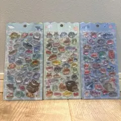ボンボンドロップシール　水族館限定　3種