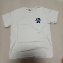 Pabst Blue Ribbon Tシャツ ホワイト