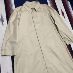 90s 古着 バーバリー ステンカラーコート ノバチェック ロングコート