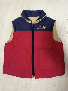 ミキハウス MIKI HOUSE リバーシブルベスト アウター 90cm