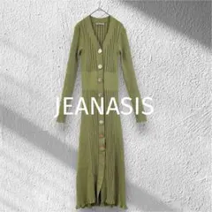 【JEANASIS】ジーナシス　レディースニットワンピース　リブ