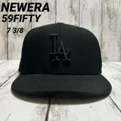 NEWERA ニューエラ ドジャース 59FIFTY ブラックアウト キャップ