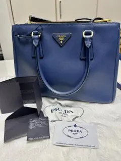 美品PRADA ガレリアサフィアーノ　2wayハンドバッグ　ショルダーバッグ