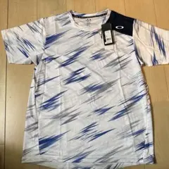 新品　OAKLEY Tシャツ パフォーマンスフィット ホワイト ブルー　XLのサムネイル
