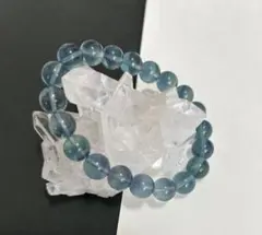 天然石ブレスレット　ブルーフローライト