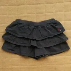 ミキハウス ホットビスケッツ　デニム風キュロット ショートパンツ 80