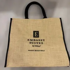 ハワイエンバシースイーツ　ヒルトンEMBASSY SUITES 麻トートバッグ