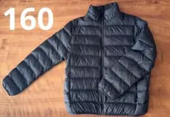 UNIQLO パフテックウォッシャブルパーカ　160 ブラック