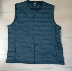 UNIQLO ダウンベスト XL ダークグリーン