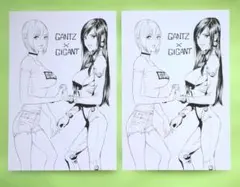 GIGANT × GANTZ 描き下ろし特製ポストカード　2枚のサムネイル