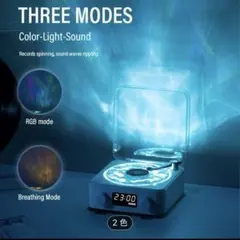 Bluetoothスピーカー レコードプレーヤー風デザイン