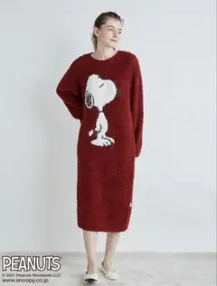 ジェラートピケ　スヌーピー　ワンピース