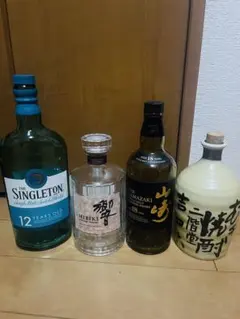 響 山崎 竹鶴 空瓶 5本セット - メルカリ
