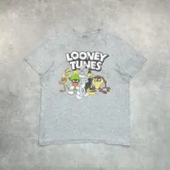 Looney Tunes キャラクター Tシャツ グレー Lサイズ us古着のサムネイル