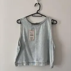 ZARA 2026 デニムトップス　新品未使用タグ付きのサムネイル
