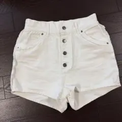 who's who Chico ホワイト デニムショートパンツ Mのサムネイル
