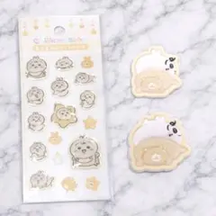 ちいかわ ベビー おしりもっちりフレークシール ミニミニぷっくりシール　うさぎ