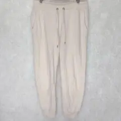 ユニクロ　ジョガーパンツ スウェットパンツ　ベージュ　【M】 美品