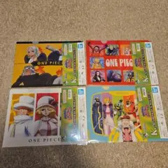 ワンピース 一番くじ K賞 クリアファイル&ステッカーセット セミ コンプリート