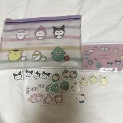 サンリオちいかわコラボポーチ×2 ＆シール