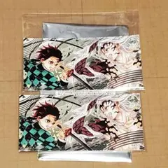 鬼滅の刃 ジャンプショップ 箔押しステッカー　鬼舞辻無惨　竈門炭治郎　2枚