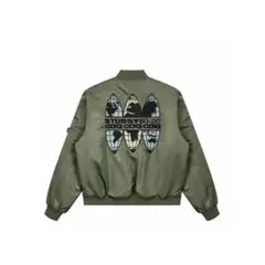Stussy ステューシー MA-1 Wジップ ジャケット 刺繍ロゴ サイズL Stussy ステューシー MA-1 Wジップ ジャケット 刺繍ロゴ サイズL 楽天