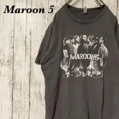 【USED】マルーン5 半袖 Tシャツ 両面プリント グレー ＭUSA バンド