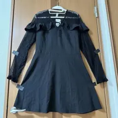 【H＆M】フリル付きレースのワンピース