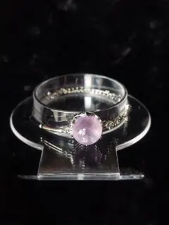 【癒し・安らぎ・女性性を高める】ラベンダーアメジストブレスレット