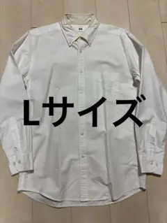 UNIQLO ホワイト ボタンダウンシャツ Mサイズ
