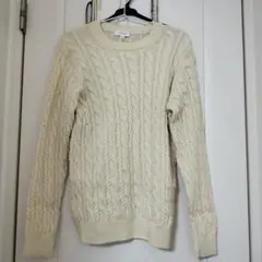 美品　ビューティーアンドユースユナイテッドアローズ　ケーブルセーター　M メンズ