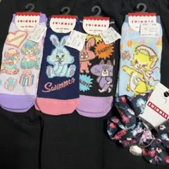 201 SWIMMER キャラクターソックス 4足セットのサムネイル