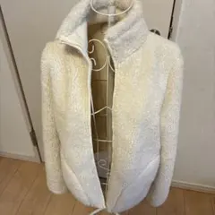 ホワイト リバーシブルフリースジャケット 即購入OK