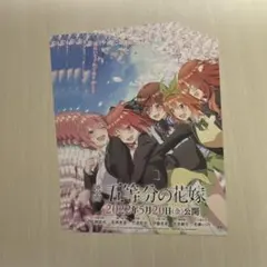 映画 五等分の花嫁 ポスター 5枚セット