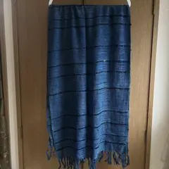 青いストール　新品未使用