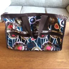 レスポートサック　花柄 ボストンバッグ　ナイロン軽量