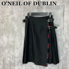 O'NEIL OF DUBLIN タータンチェック ラップスカート F36