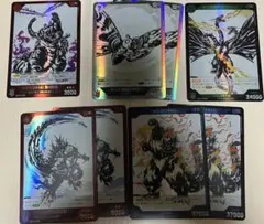 ゴジラカードゲーム 怪獣墨絵大進撃 SR 6種4コンセット - メルカリ