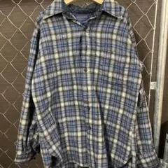 70s Pendleton シャツ チェック柄Mサイズ ボードシャツ　ウール