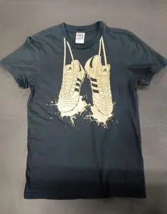 アディダス Tシャツ FIFA 日韓ワールドカップ 2002 Lサイズ 紺色